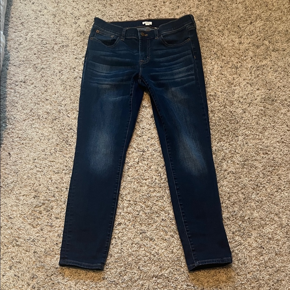 J. Crew Dark Blue Skinny Jeans